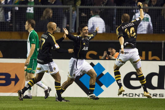 Lucas Valdemarin, AIK. Glädje. Jubel