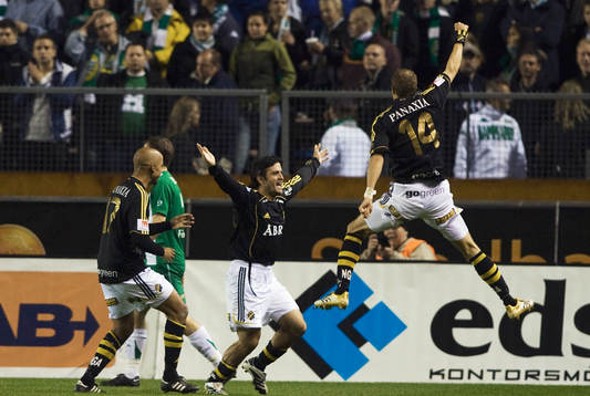Lucas Valdemarin, AIK. Glädje. Jubel