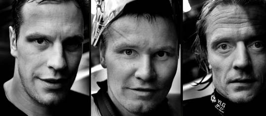 Malmö Redhawks nya finska spelare: från vänster: Ville