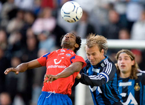 Rene Makondele, Helsingborg och Markus Johannesson,