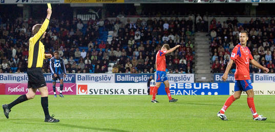 Marcus Lantz, Helsingborg, Markus Strömbergsson, domare.