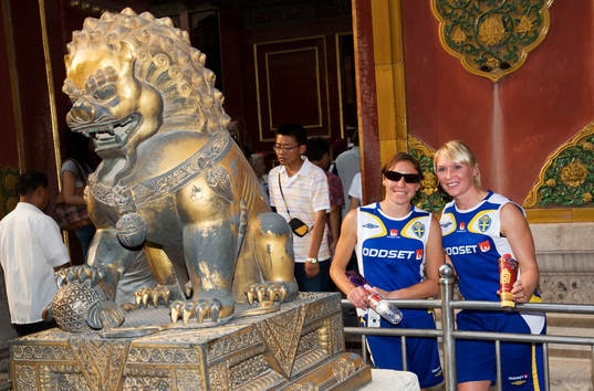 Hanna Ljungberg och Frida Östberg