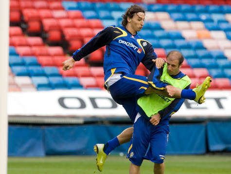 Zlatan Ibrahimovic och Kennedy Bakircioglü, Sverige