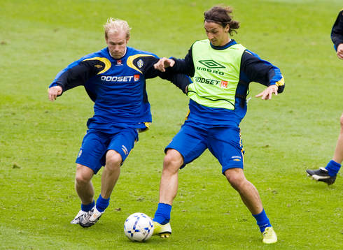 Mikael Dorsin och Zlatan Ibrahimovic, Sverige