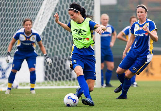 Lotta Schelin och Sara Larsson