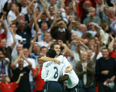 Michael Owen, England, jubel