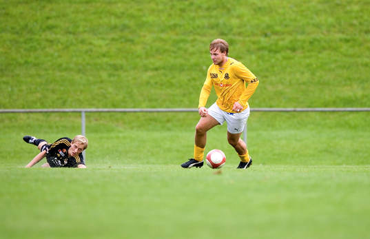 Bobby Alm Nilsson på fall, Lund tar bollen