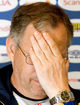 Lars Lagerbäck, förbundskapten, Sverige