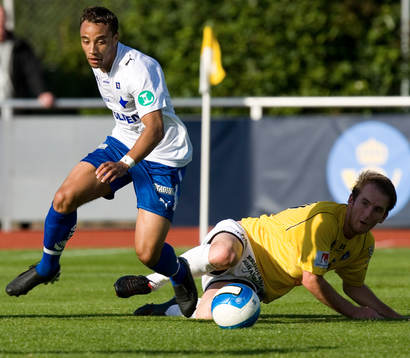 Léandre  Griffit, Norrköping och Tobias Nisson, Falkenberg