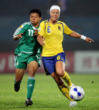 Sara Thunebro och Chi-Chi Igbo