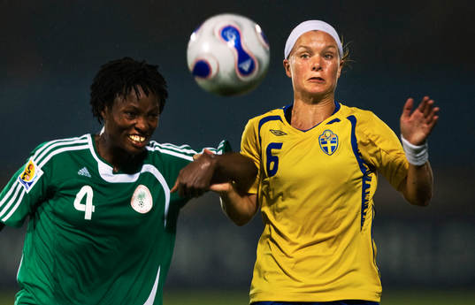 Perpetua Nkwocha och Sara Thunebro