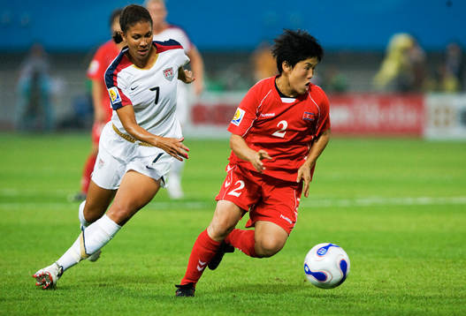 Shannon Boxx och Kim Kyong Hwa