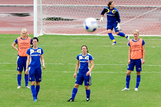 Hanna Marklund, Hanna Ljungberg, Lotta Schelin och Stina