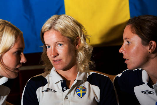 Hanna Marklund, Victoria Svensson och Hanna Ljungberg