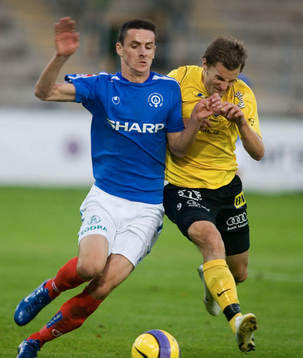 Haris Radetinac, Åtvidaberg och Andreas Stridh, Bunkeflo