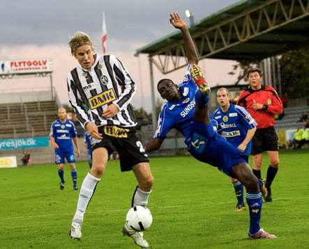 Daniel Theorin och Akombo Ukeyima