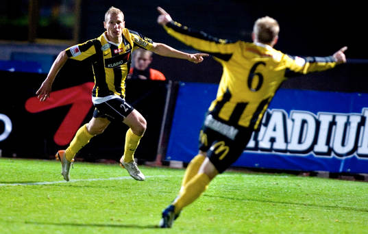 Jonas Henriksson, David Marek, Häcken, jubel