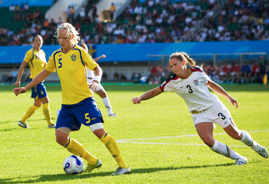 Caroline Seger och Christie RAMPONE