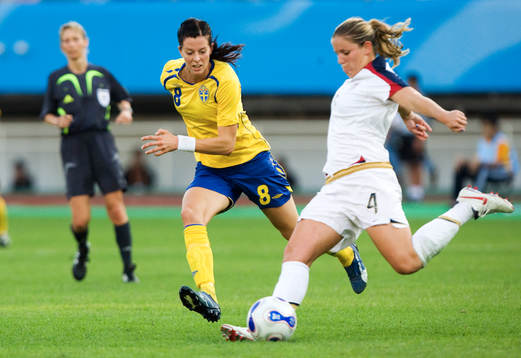 Lotta Schelin och Cat WHITEHILL
