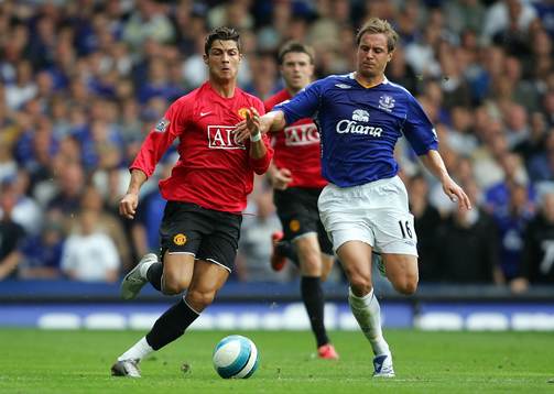 Fotboll, Premier League (Engelsk Liga), Everton v