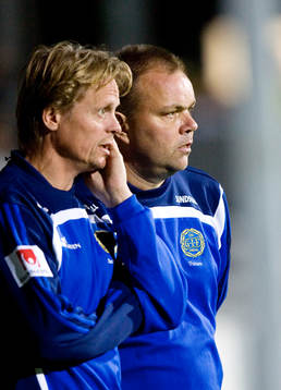 Lars Andersson, assisterande tränare och Mika Sankala,