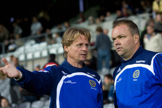 Lars Andersson, assisterande tränare och Mika Sankala,