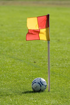 Hörnflagga, flagga, boll, linjeflagga