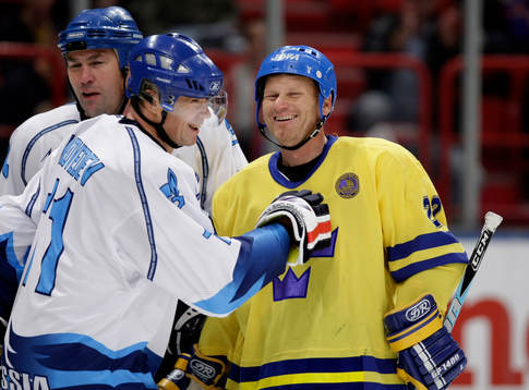 Ishockey, Vänskapsmatch, 80-tal, Team Sverige - Team