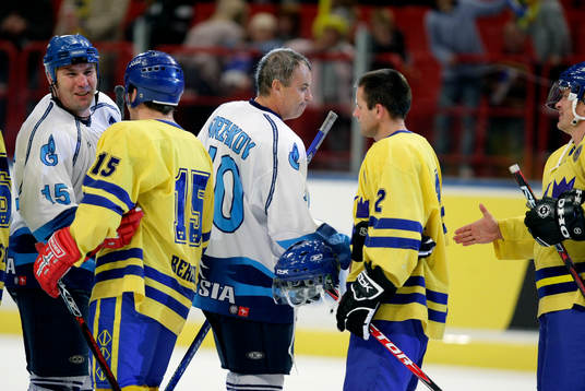 Ishockey, Vänskapsmatch, 80-tal, Team Sverige - Team