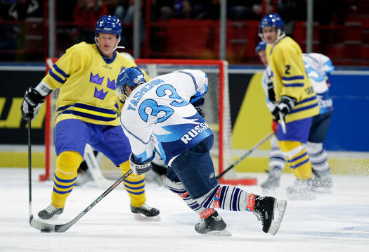 Ishockey, Vänskapsmatch, 80-tal, Team Sverige - Team