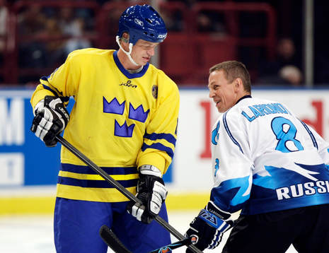 Ishockey, Vänskapsmatch, 80-tal, Team Sverige - Team
