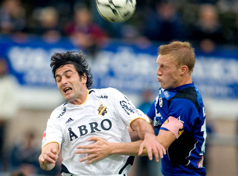 Lucas Valdemarin, AIK och Peter Larsson, Halmstad