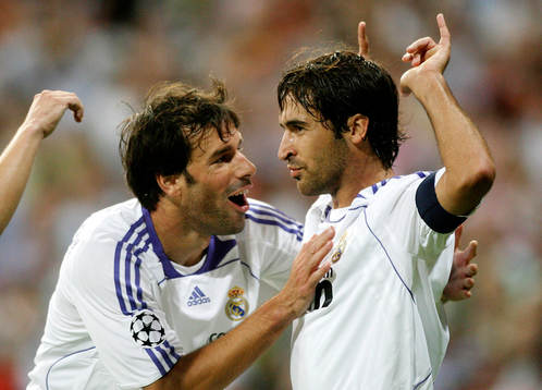 Ruud van Nistelrooy och Raul, Madrid (Jubel)