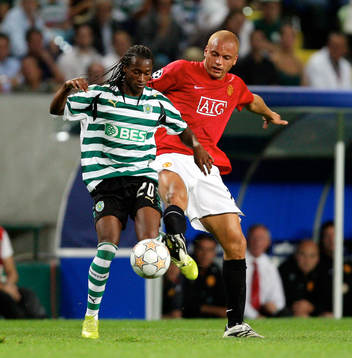 Fotboll, Champions League, Sporting Lissabon - Manchester