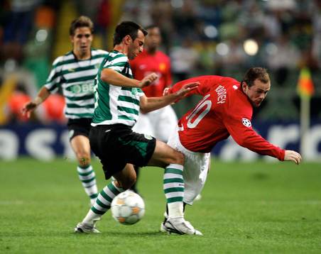 Fotboll, Champions League, Sporting Lissabon - Manchester