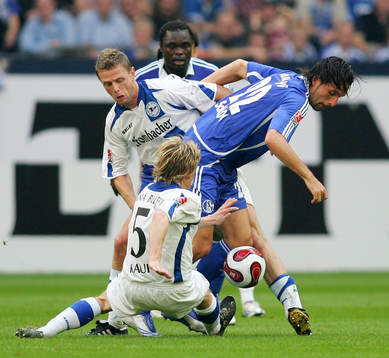 Radim Kucera, Ruediger Kauf och Kevin Kuranyi