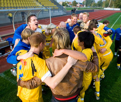 Ängelholm är klara för Superettan, jubel
