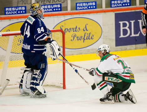 Joakim Lundström, målvakt, Sundsvall och Jakob Johansson,