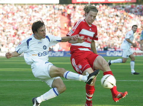 Fotboll, Bundesliga, Tysk liga, Karlsruher SC - Bayern