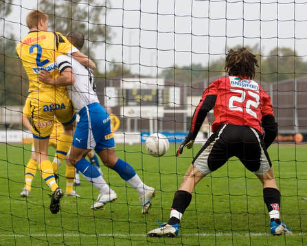 David Thylén, målvakt och Fernando Fuentes, Skärhamn.