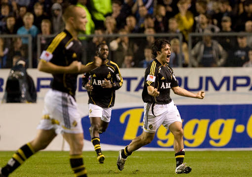 Lucas Valdemarin, AIK, jubel