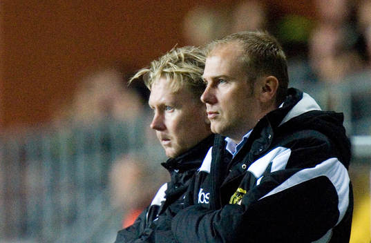 Peter Wettergren och Magnus Haglund, tränare