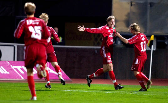 Andreas Drugge. Degerfors, jubel