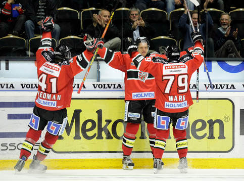 Marcus Jonasén, Modo gör sitt andra mål. Jubel