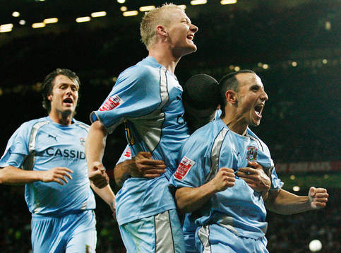Fotboll, engelsk, ligacupen, Manchester United - Coventry