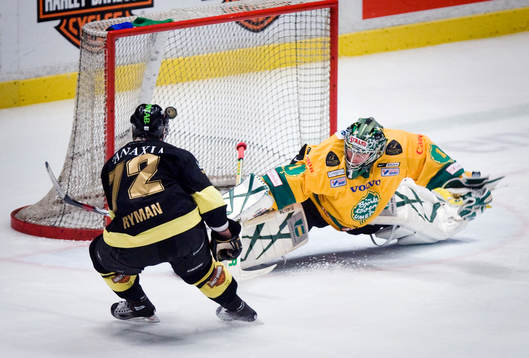 Erik Ryman, AIK, och Tobias Lundström, Målvakt,
