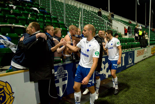 Norrköping fick dock applåder av sina supportrar