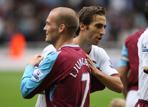 Fredrik Ljungberg, West Ham och Mathieu Flamini, Arsenal
