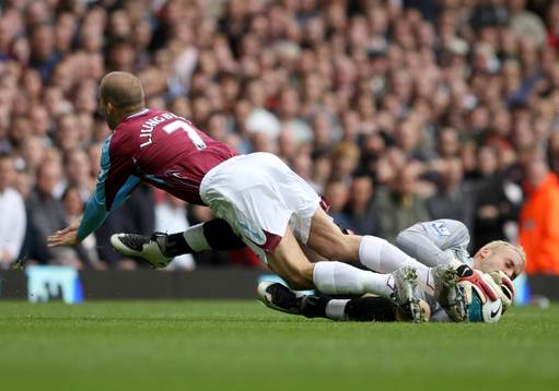 Fredrik Ljungberg, West Ham och Manuel Almunia, Arsenal