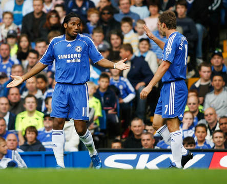 Didier Drogba och Andriy Shevchenko, Chelsea